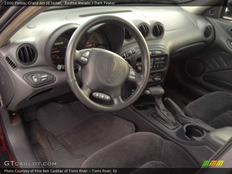 Dark Pewter Interior - 2000 Grand Am SE Sedan 