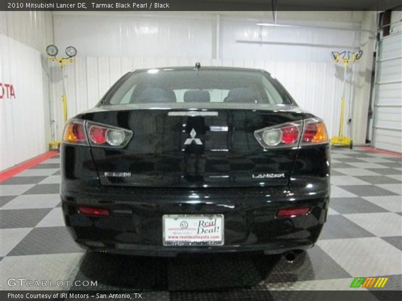 Tarmac Black Pearl / Black 2010 Mitsubishi Lancer DE