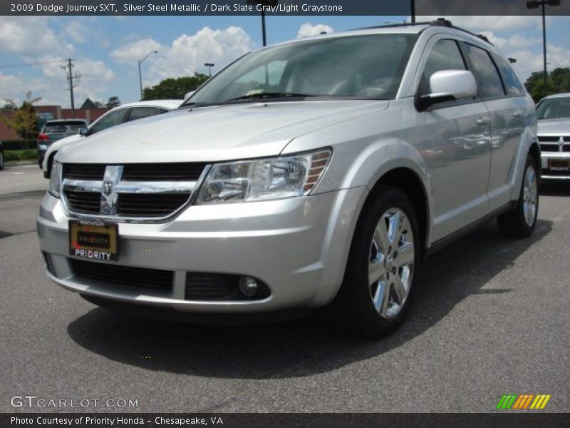 Silver Steel Metallic / Dark Slate Gray/Light Graystone 2009 Dodge Journey SXT