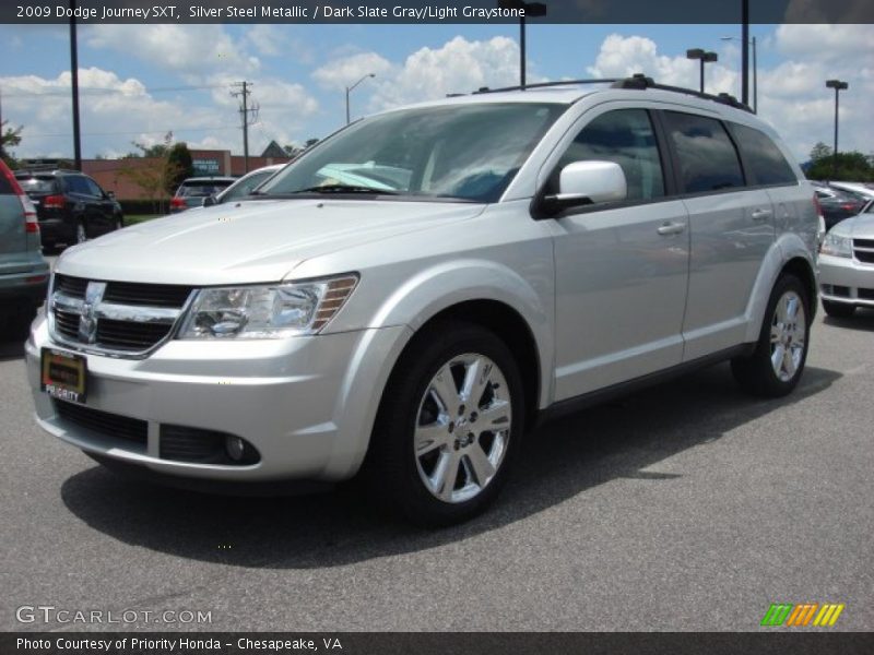 Silver Steel Metallic / Dark Slate Gray/Light Graystone 2009 Dodge Journey SXT