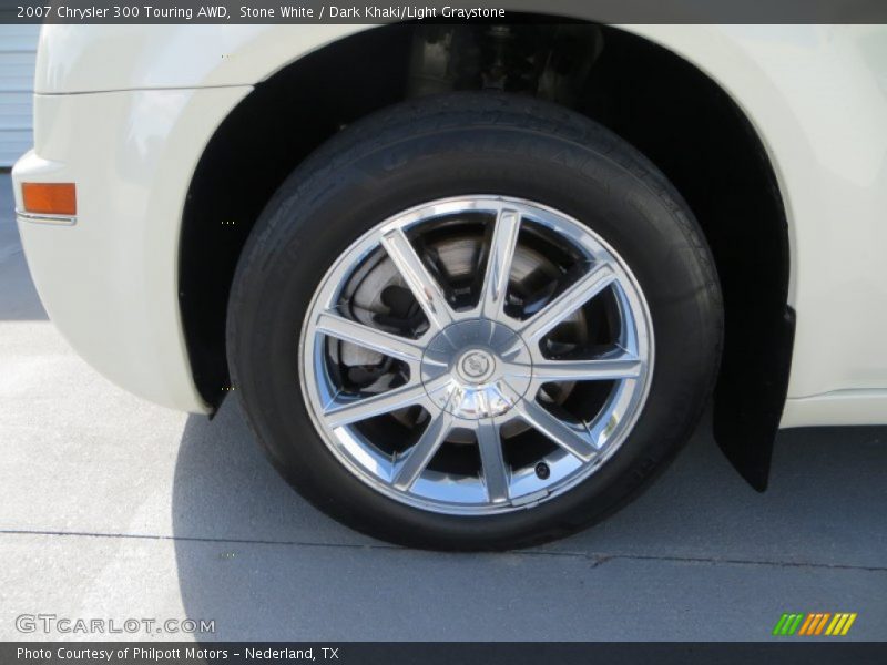 Stone White / Dark Khaki/Light Graystone 2007 Chrysler 300 Touring AWD