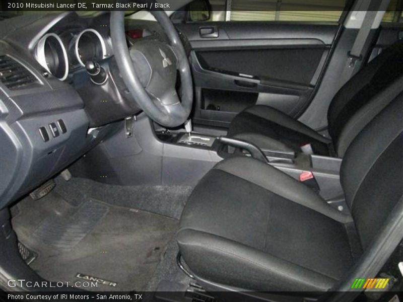 Tarmac Black Pearl / Black 2010 Mitsubishi Lancer DE