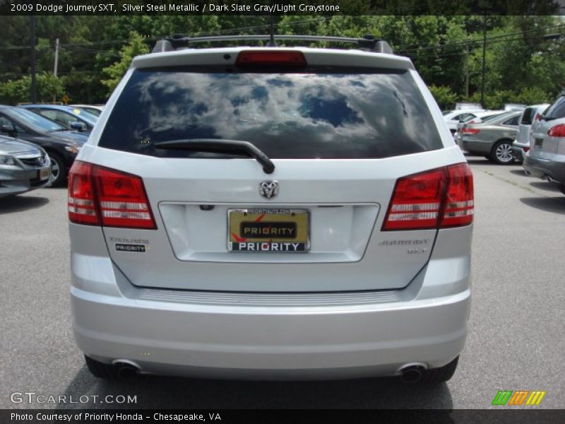 Silver Steel Metallic / Dark Slate Gray/Light Graystone 2009 Dodge Journey SXT