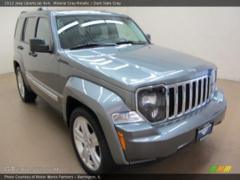 Mineral Gray Metallic / Dark Slate Gray 2012 Jeep Liberty Jet 4x4