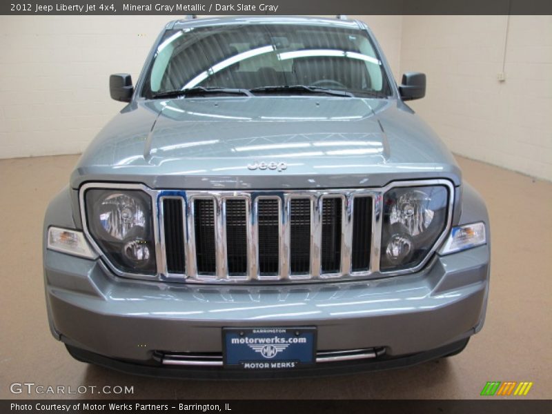 Mineral Gray Metallic / Dark Slate Gray 2012 Jeep Liberty Jet 4x4