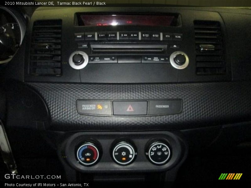 Tarmac Black Pearl / Black 2010 Mitsubishi Lancer DE