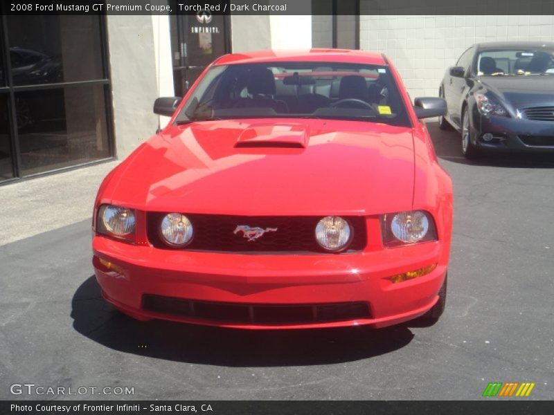 Torch Red / Dark Charcoal 2008 Ford Mustang GT Premium Coupe