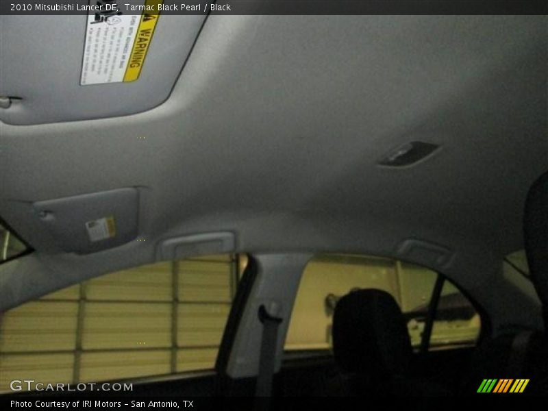 Tarmac Black Pearl / Black 2010 Mitsubishi Lancer DE