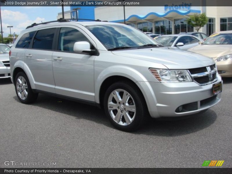 Silver Steel Metallic / Dark Slate Gray/Light Graystone 2009 Dodge Journey SXT