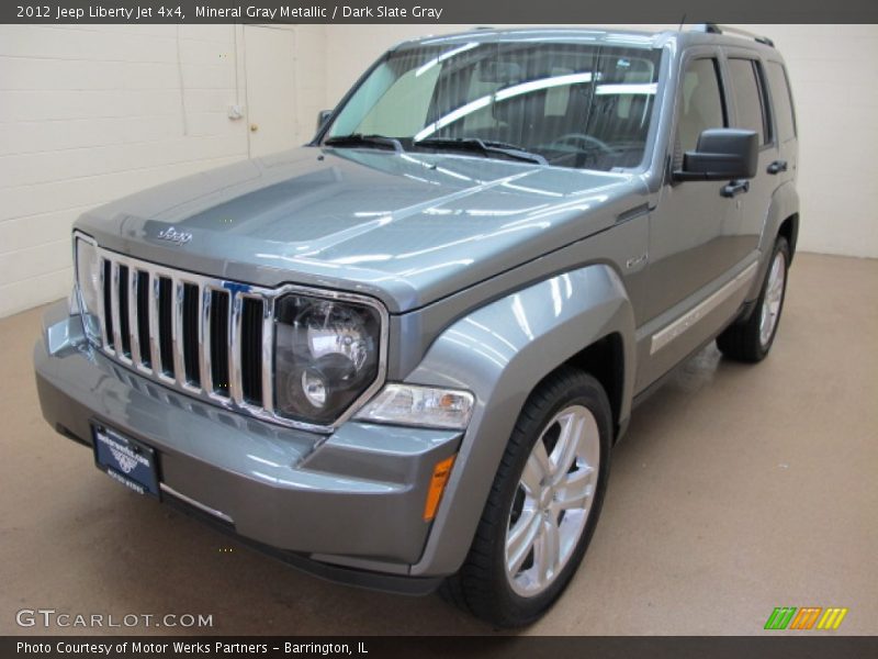 Mineral Gray Metallic / Dark Slate Gray 2012 Jeep Liberty Jet 4x4