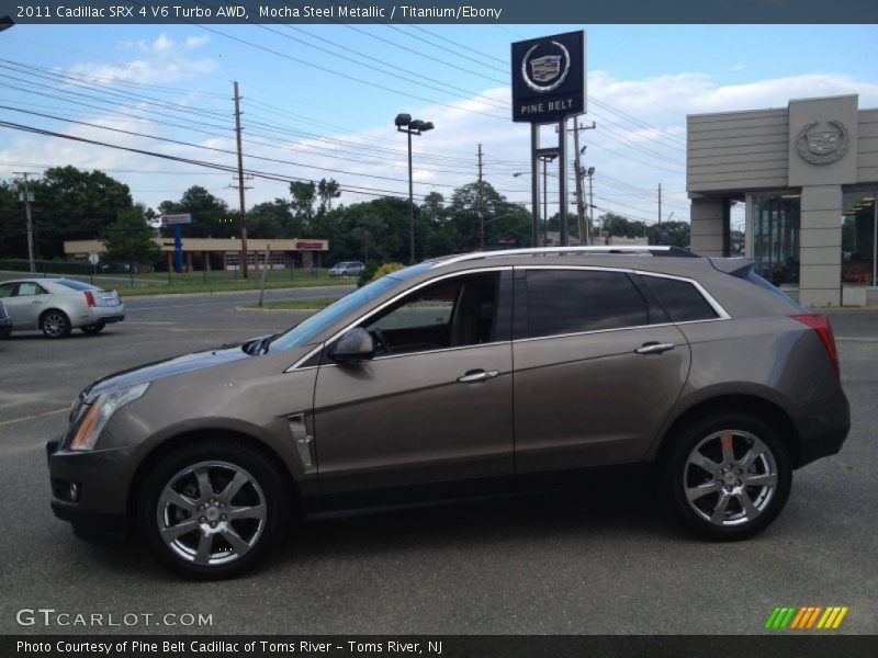 Mocha Steel Metallic / Titanium/Ebony 2011 Cadillac SRX 4 V6 Turbo AWD