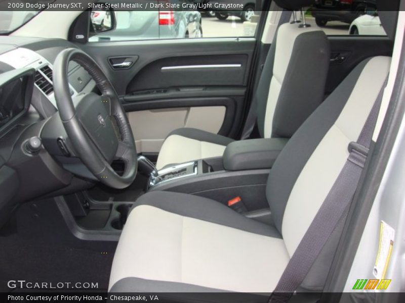 Silver Steel Metallic / Dark Slate Gray/Light Graystone 2009 Dodge Journey SXT
