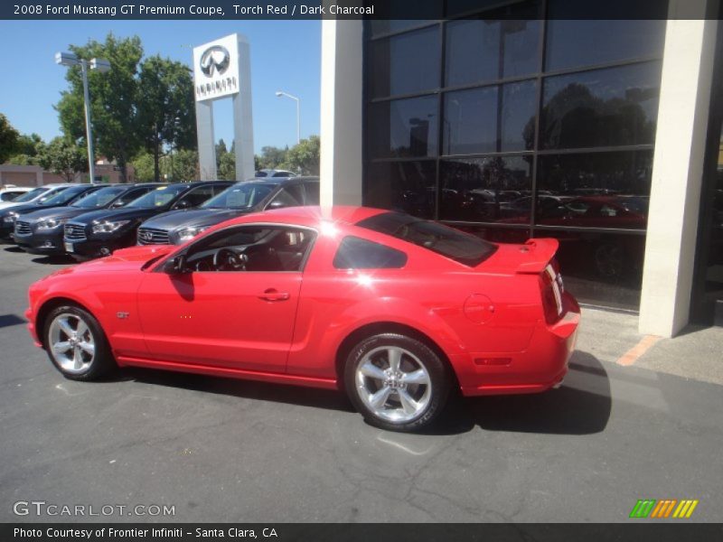 Torch Red / Dark Charcoal 2008 Ford Mustang GT Premium Coupe