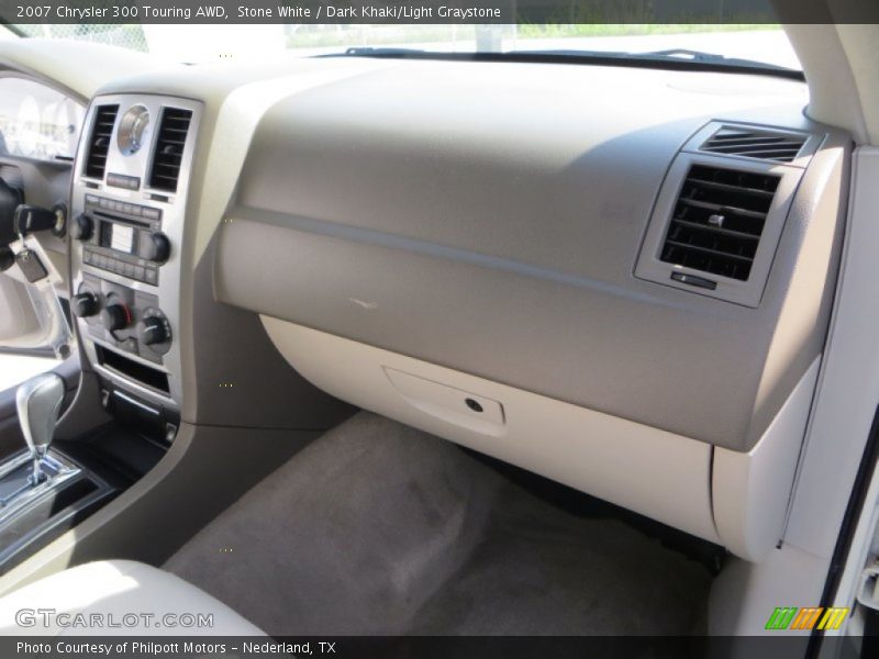 Stone White / Dark Khaki/Light Graystone 2007 Chrysler 300 Touring AWD