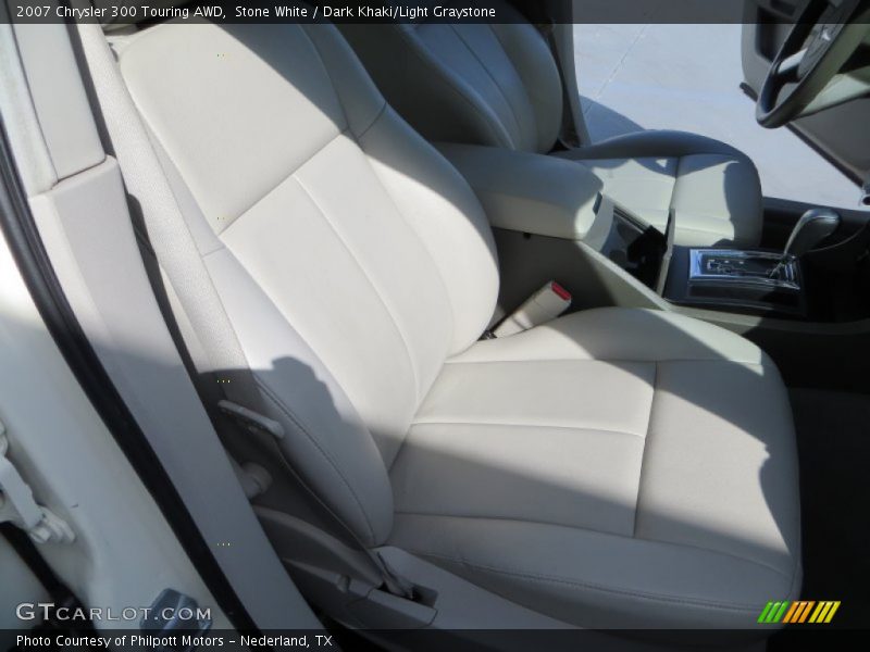 Stone White / Dark Khaki/Light Graystone 2007 Chrysler 300 Touring AWD