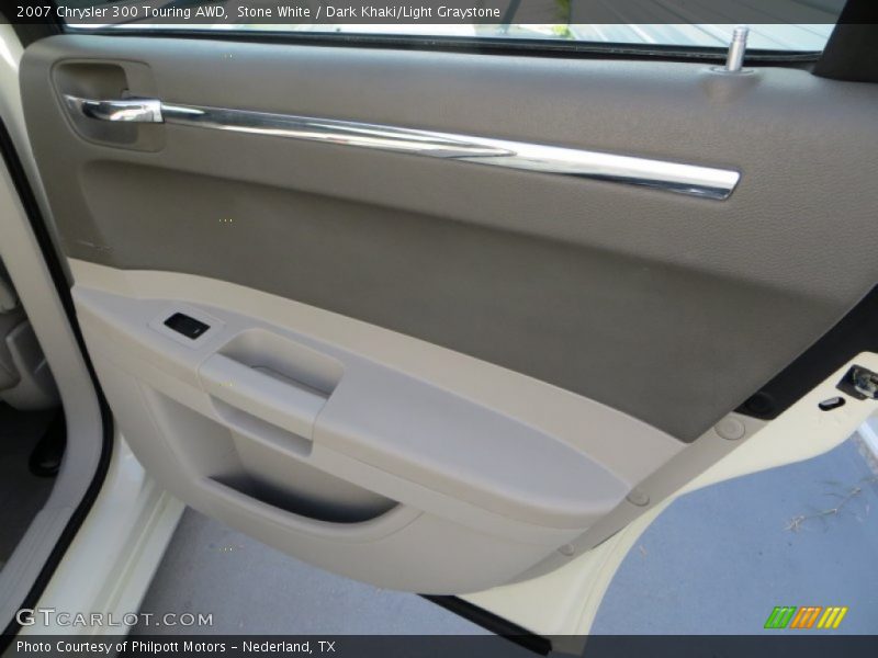 Stone White / Dark Khaki/Light Graystone 2007 Chrysler 300 Touring AWD