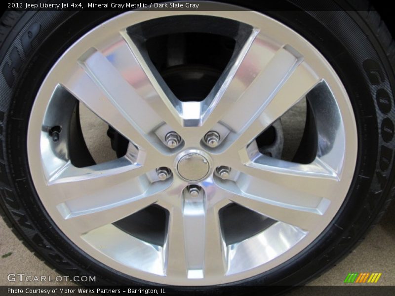 Mineral Gray Metallic / Dark Slate Gray 2012 Jeep Liberty Jet 4x4