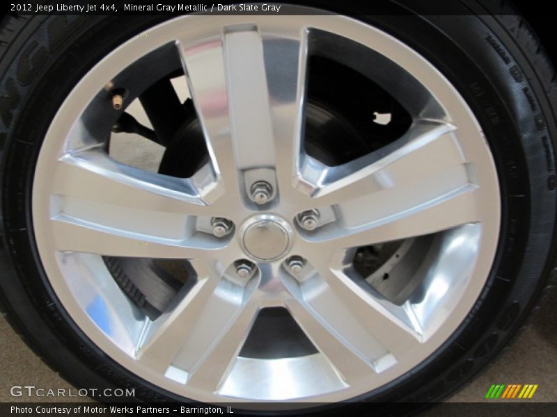 Mineral Gray Metallic / Dark Slate Gray 2012 Jeep Liberty Jet 4x4