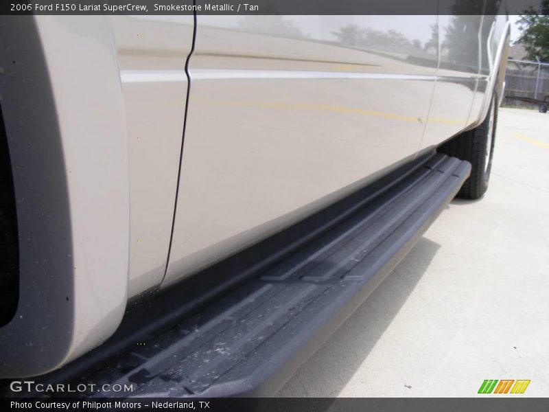 Smokestone Metallic / Tan 2006 Ford F150 Lariat SuperCrew