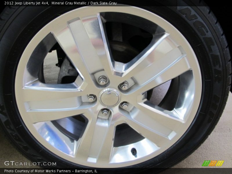 Mineral Gray Metallic / Dark Slate Gray 2012 Jeep Liberty Jet 4x4