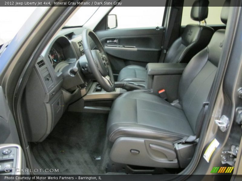 Mineral Gray Metallic / Dark Slate Gray 2012 Jeep Liberty Jet 4x4