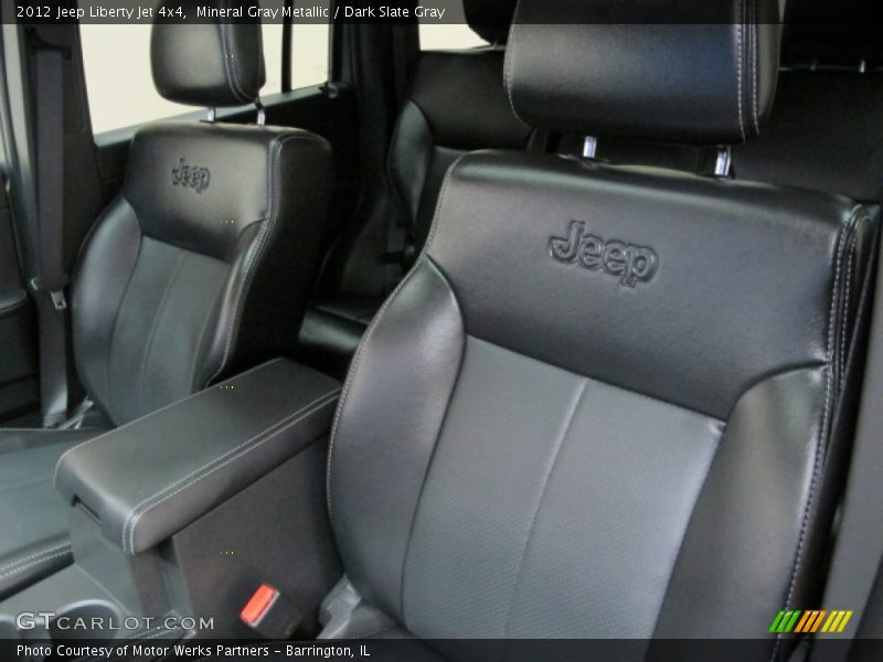 Mineral Gray Metallic / Dark Slate Gray 2012 Jeep Liberty Jet 4x4