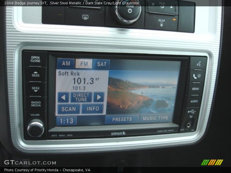 Silver Steel Metallic / Dark Slate Gray/Light Graystone 2009 Dodge Journey SXT