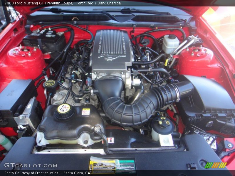 Torch Red / Dark Charcoal 2008 Ford Mustang GT Premium Coupe