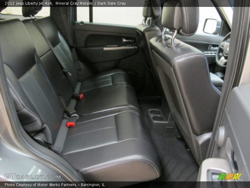 Mineral Gray Metallic / Dark Slate Gray 2012 Jeep Liberty Jet 4x4