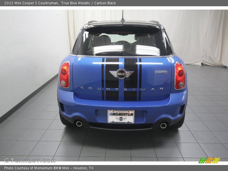 True Blue Metallic / Carbon Black 2013 Mini Cooper S Countryman