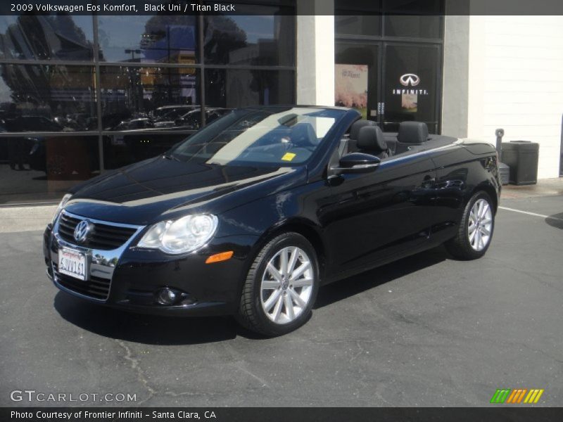 Black Uni / Titan Black 2009 Volkswagen Eos Komfort