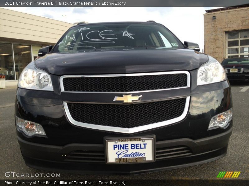 Black Granite Metallic / Ebony/Ebony 2011 Chevrolet Traverse LT