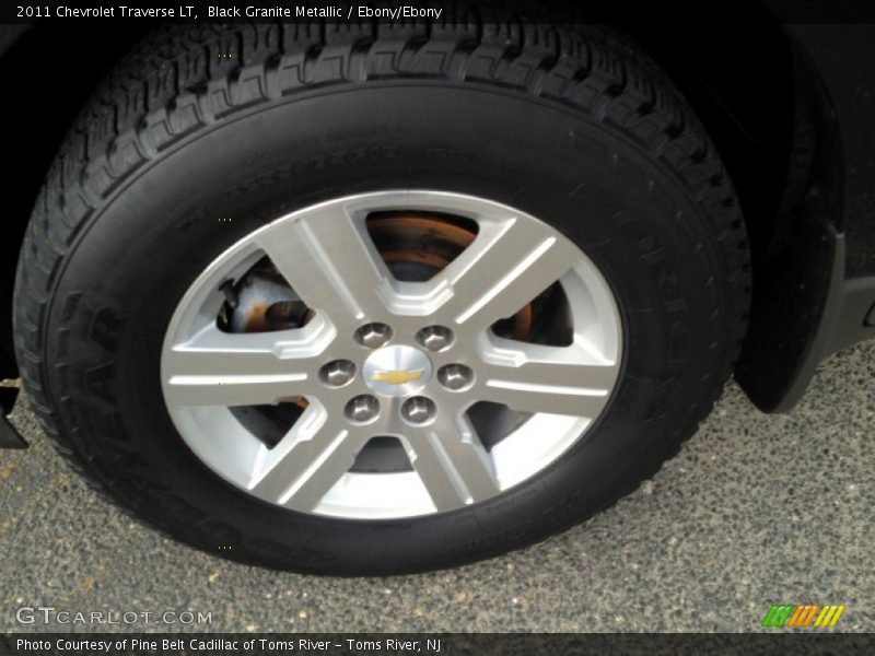 Black Granite Metallic / Ebony/Ebony 2011 Chevrolet Traverse LT