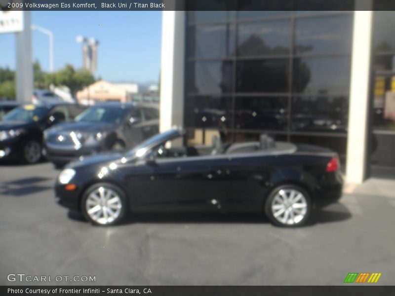 Black Uni / Titan Black 2009 Volkswagen Eos Komfort