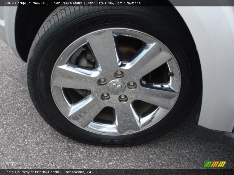 Silver Steel Metallic / Dark Slate Gray/Light Graystone 2009 Dodge Journey SXT