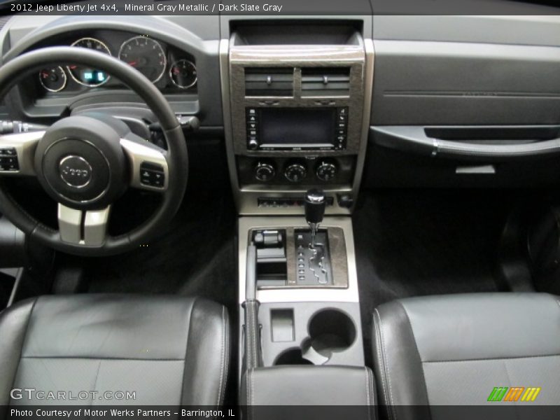 Mineral Gray Metallic / Dark Slate Gray 2012 Jeep Liberty Jet 4x4