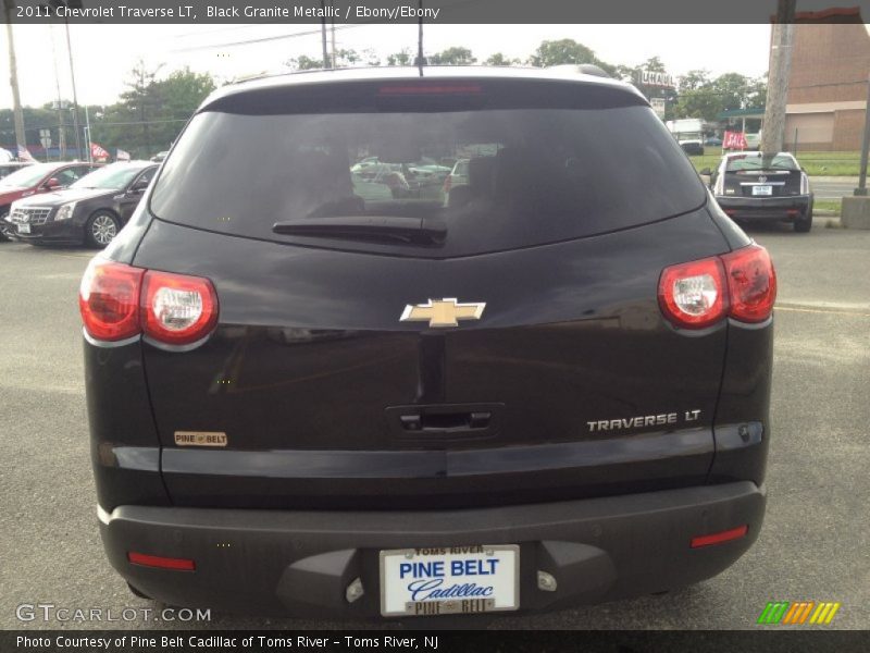 Black Granite Metallic / Ebony/Ebony 2011 Chevrolet Traverse LT