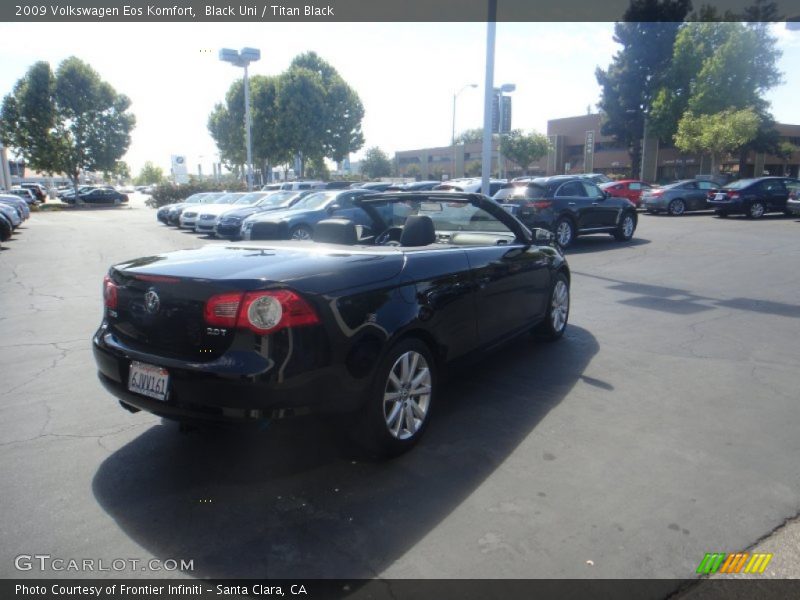 Black Uni / Titan Black 2009 Volkswagen Eos Komfort
