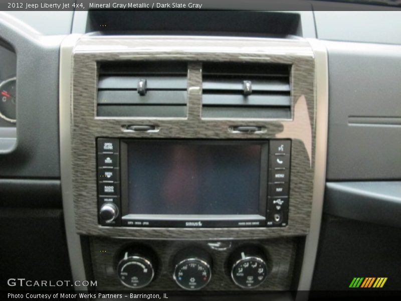 Mineral Gray Metallic / Dark Slate Gray 2012 Jeep Liberty Jet 4x4