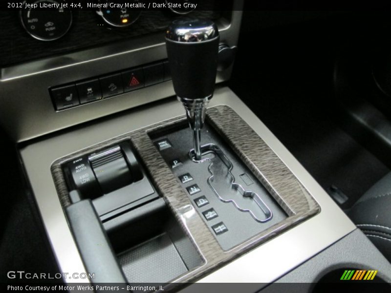Mineral Gray Metallic / Dark Slate Gray 2012 Jeep Liberty Jet 4x4