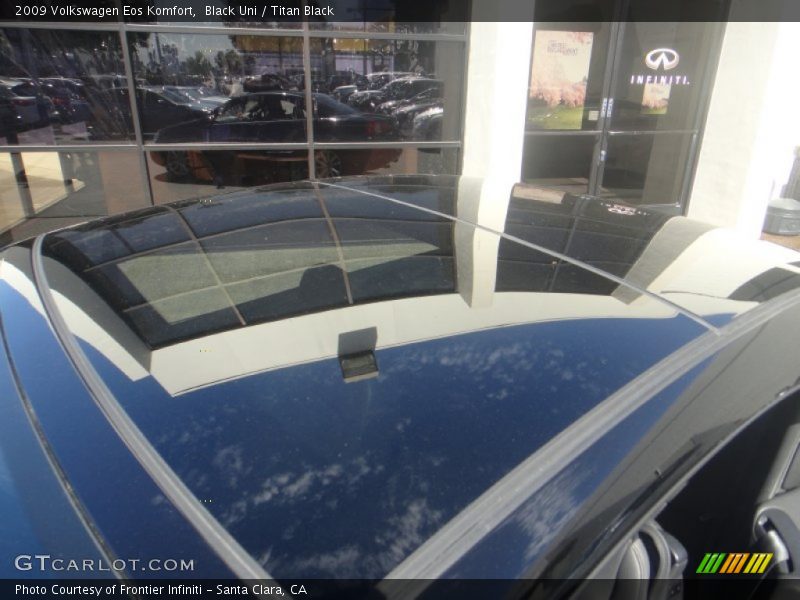 Black Uni / Titan Black 2009 Volkswagen Eos Komfort