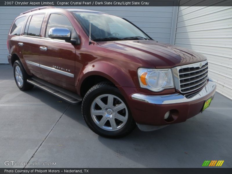 Cognac Crystal Pearl / Dark Slate Gray/Light Slate Gray 2007 Chrysler Aspen Limited