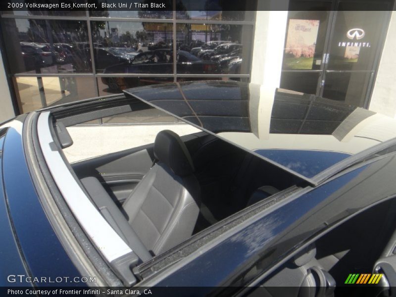 Black Uni / Titan Black 2009 Volkswagen Eos Komfort