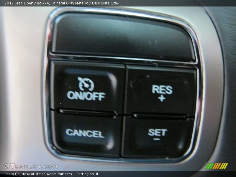 Mineral Gray Metallic / Dark Slate Gray 2012 Jeep Liberty Jet 4x4