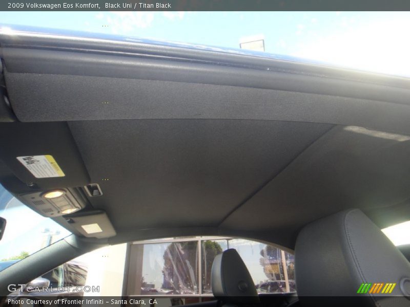 Black Uni / Titan Black 2009 Volkswagen Eos Komfort