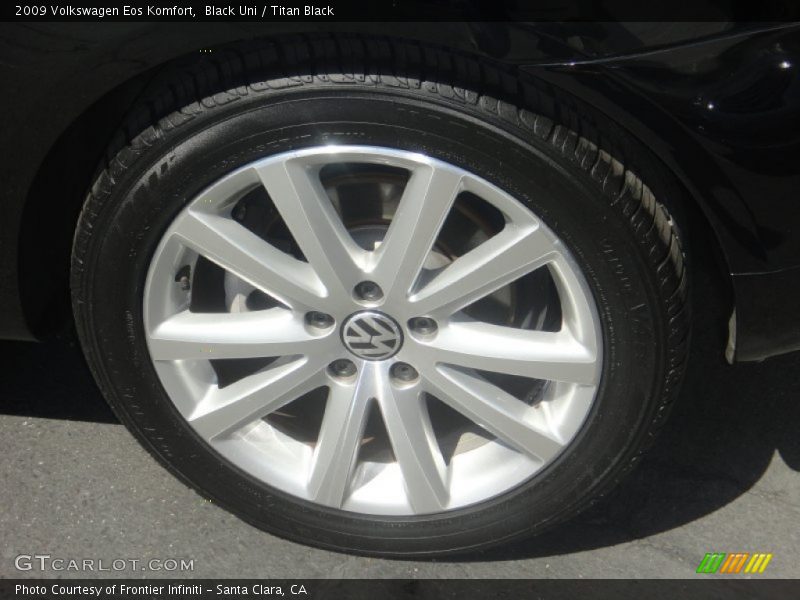 Black Uni / Titan Black 2009 Volkswagen Eos Komfort