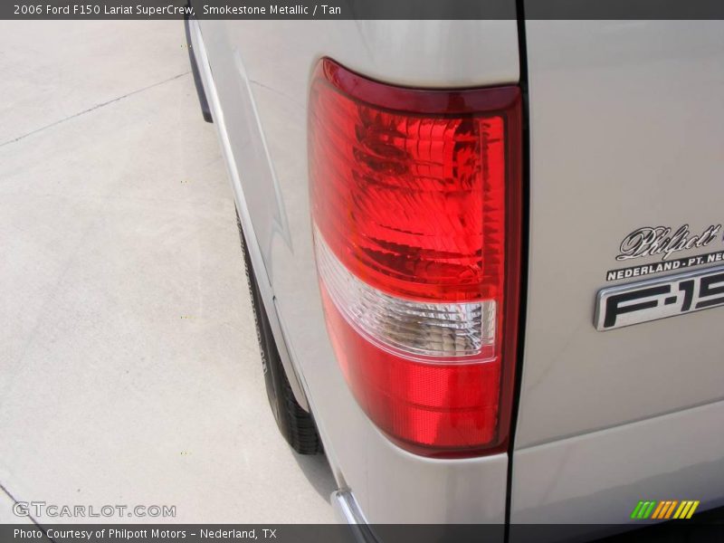 Smokestone Metallic / Tan 2006 Ford F150 Lariat SuperCrew