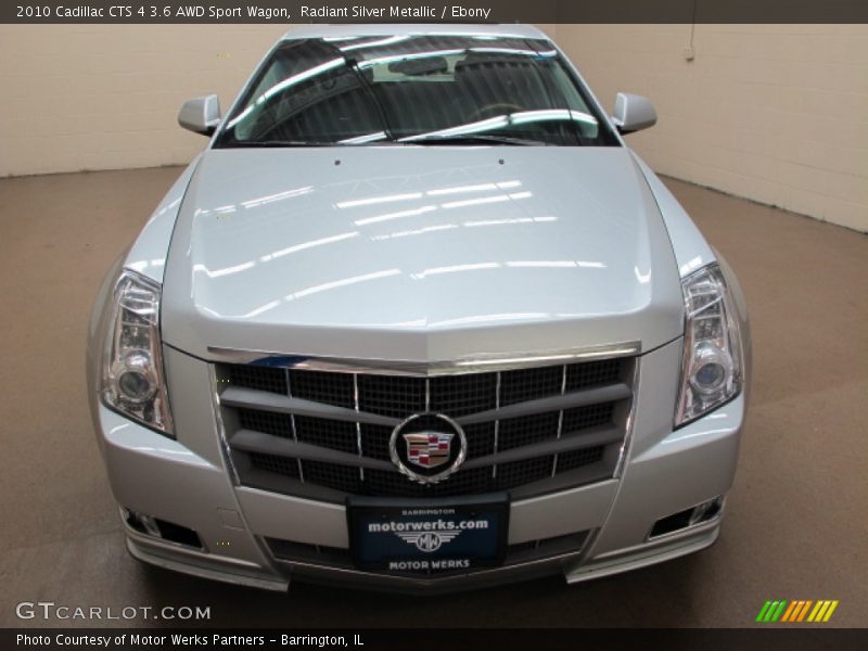 Radiant Silver Metallic / Ebony 2010 Cadillac CTS 4 3.6 AWD Sport Wagon