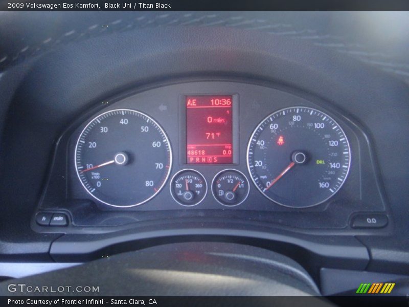 Black Uni / Titan Black 2009 Volkswagen Eos Komfort