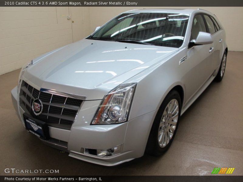 Radiant Silver Metallic / Ebony 2010 Cadillac CTS 4 3.6 AWD Sport Wagon